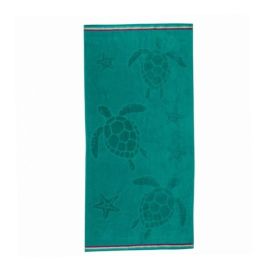 Toalha de Praia Aveludada Havan Casa - Tartaruga Verde