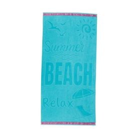 Toalha de Praia Aveludada Havan Casa - Relax Turquesa