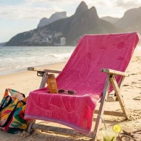 Toalha de Praia Ipanema 100% Algodão Havan Casa - Capivara Chiclete