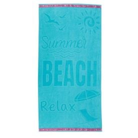 Toalha de Praia Ipanema Havan Casa - Relax Turquesa