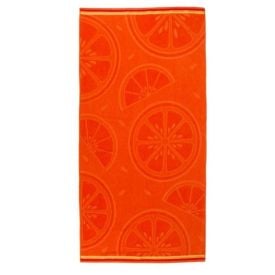 Toalha de Praia Ipanema Havan Casa - Citrus Laranja Iluminado