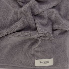 Toalha de Rosto 100% Algodão Ibiza Karsten by Havan Casa - Cinza Urbano