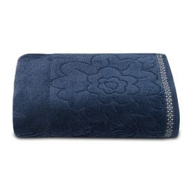 Toalha De Rosto 100% Algodão Glamour Havan Casa - Azul Marinho