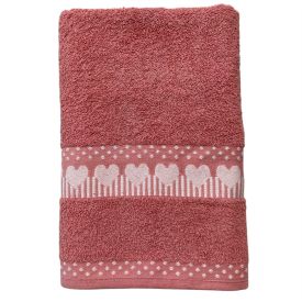 Toalha De Rosto 100% Algodão Jolie Havan Casa - Rose