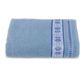 Toalha de Rosto Sofia Havan Casa - Azul Glacial