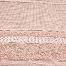 Toalha Lavabo Para Bordar Capricho - Rosa Chá