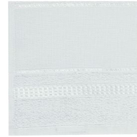 Toalha Lavabo Para Bordar Capricho - Branco