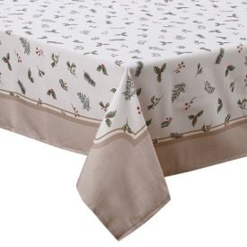 Toalha de Mesa Natal 1,80M X 1,80M Döhler - Azevinhos