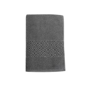 Toalha De Rosto 100% Algodão Tokyo Havan Casa - Cinza