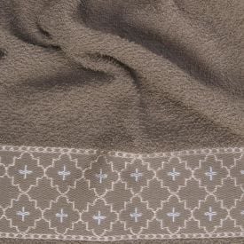Toalha De Rosto 100% Algodão Verona Havan Casa - Taupe