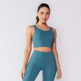 Top Feminino Fitness Com Forro Scream