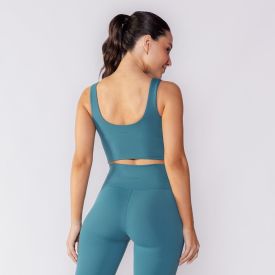 Top Feminino Fitness Com Forro Scream