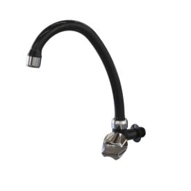 Torneira de Cozinha Parede Bica Alta Durin - PRETO