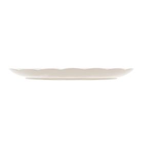 Travessa Lyor de Porcelana Butterfly 31,5 X 21 X 2,5Cm - Branco