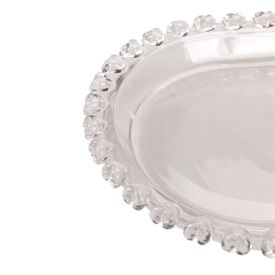 Travessa Oval Lyor Coração 25Cm - Cristal