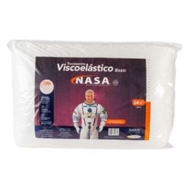 Travesseiro Nasa com Suporte Anatômico 46Cm X 66Cm Marcbrayn - Bege