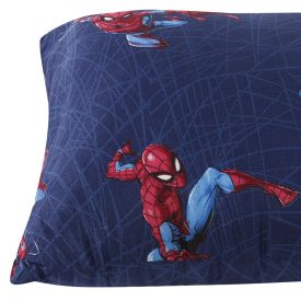 Travesseiro Infantil 100% Poliéster Disney By Hedrons - Homem Aranha Teia