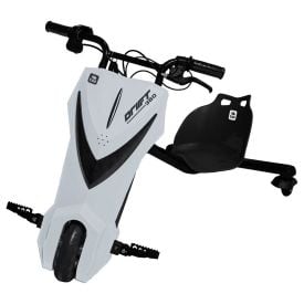 Triciclo Elétrico Drift 250W com 3 Velocidades - Branco