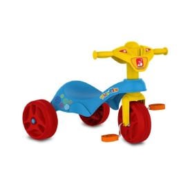 Motoca Triciclo Tico-Tico Dino Azul com Cabo - Magic Toys