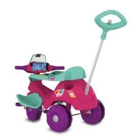 Triciclo Velobaby Passeio e Pedal Rosa Bandeirante - 357