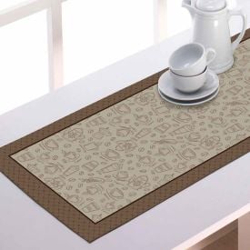 Trilho De Mesa  Athenas 45Cm X 1,20M Döhler - Desenho Café