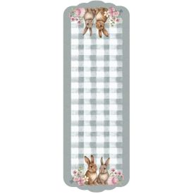 Trilho de Mesa Páscoa 40X120 cm Havan Casa - XADREZ VERDE