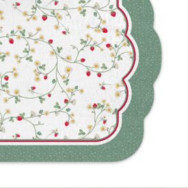 Trilho De Mesa Viena 40X120 Cm Havan Casa - Morangos