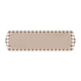 Trilho De Mesa Viena 40X120 Cm Havan Casa - Vichy Textura Bege