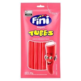 Tubes De Morango Fini - 80g