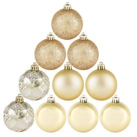 Tubo Bola De Natal Dourada 6 Cm Com 10 Unidades Havan Casa - ST79388