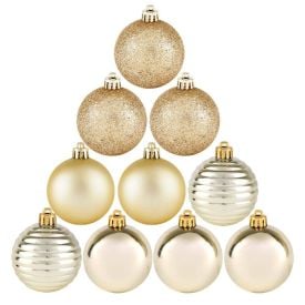 Tubo Bola De Natal Dourada Com 10 Unidades 6 Cm Havan Casa - ST79390