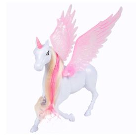 Unicórnio Pégasus Helena Rosa - HBR0285