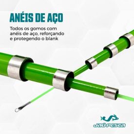 Vara Telescópia Para Pesca Gomo Longo Jp Traira Jaú Pesca - JP99005