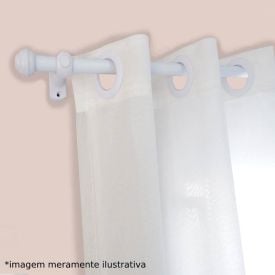 Varão De Cortina 2,00M Grosso Havan Casa Fosco - Branco Fosco 