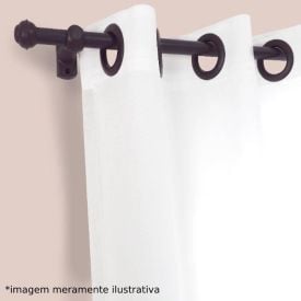 Varão De Cortina 2,00M Grosso Havan Casa Fosco - Imbuia Fosco