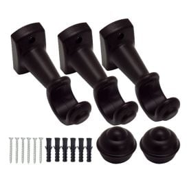 Varão para Cortina Grosso 3,00M Fosco Havan - Imbuia Fosco