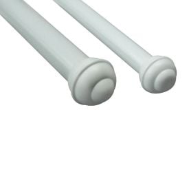 Varão De Cortina Grosso Duplo 3,00 M Fosco Havan - Branco Fosco 