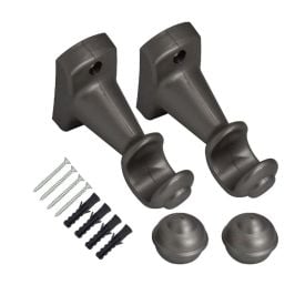 Varão Médio para Cortina 1,50 m Havan Casa - Prata Fosco