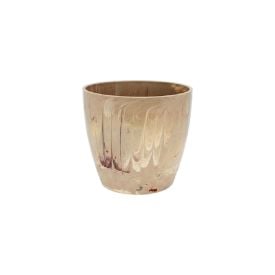Vaso Cachepô Diamond 12,5Cm Bege Forth Jardim - 481-5