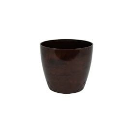 Vaso Cachepô Diamond 12,5Cm Marrom Forth Jardim - 477-8