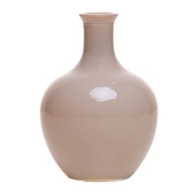 Vaso de Vidro Dália 11Cm Lyor - BEGE
