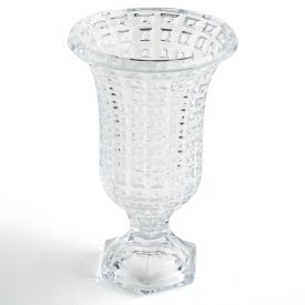 Vaso De Cristal Com Pé L Hermitage 15X23,5Cm - Chevalier