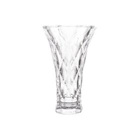 Vaso De Vidro Diamante Lyor 15 Cm - Transparente