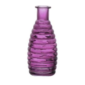 Vaso De Vidro Ivy Roxo Hauskraft - 15Cm