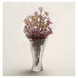 Vaso Decorativo Cristal Princess Wolf - Transparente