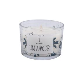Vela Aromática Um Amor 100G Arana - Branco Floral