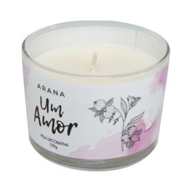 Vela Aromática Um Amor 100G Arana - 100gr