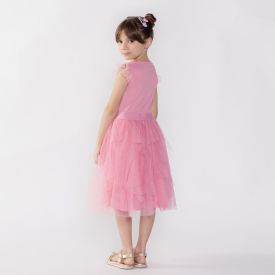 Vestido Bailarina Infantil 4 a 10 Anos Marmelada