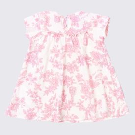Vestido Bebê Menina De Algodão Flores Trick Nick