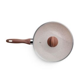 Wok Com Tampa Alumínio De Indução Brinox By Havan Casa 3,4 Litros - Vanilla